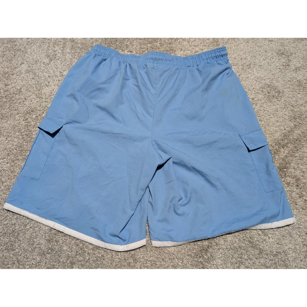American Legend Outfitters Swim Trunks Mens XL Blue AL-SW42 Cargo Mesh Lined New